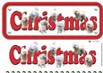 Bichon Frise Christmas Name Sign 3D Decoupage