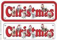 Bichon Frise & Hats Christmas Name Sign