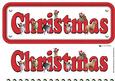Chihuahua & Hats Christmas Name Sign 3D Decoupage