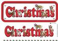 Chihuahua & Hats Christmas Name Sign 3D Decoupage