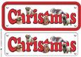 Shih Tzu Christmas Name Sign