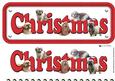 Shih Tzu Christmas Name Sign 3D Decoupage
