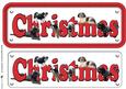 Shih Tzu Christmas Name Sign