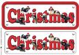 Shih Tzu & Hats Christmas Name Sign