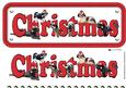 Shih Tzu & Hats Christmas Name Sign 3D Decoupage