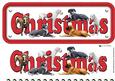 Great Dane Christmas Name Sign 3D Decoupage