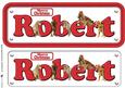 Robert & Cocker Spaniels Christmas Name Sign