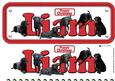 Liam & Labradors Christmas Name Sign 3D Decoupage