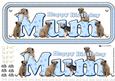 Mum Birthday & Border Terriers Name Sign 3D Decoupage