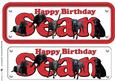 Sean & Labrador Name Sign