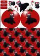 Scottie Dog Christmas Bauble & Background