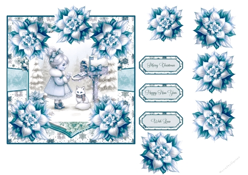 Frosted Winter Serenity (Blue & Silver Fairytale)