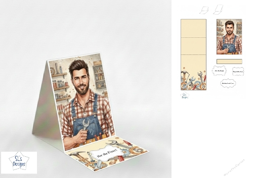 Builders Day Gift Box – Printable Masculine Craft Kit
