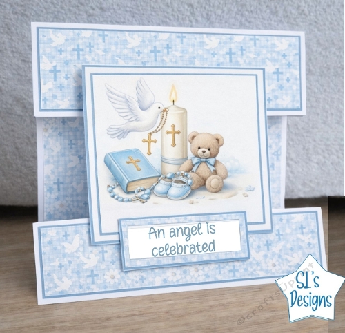 Heavenly Baby Angel Memorial Card Topper