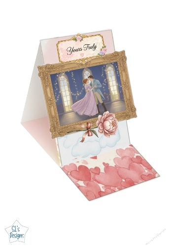 Romantic Pop-Up Card – Ballroom Dance & Yours Truly