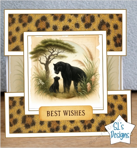 Black Panther Birthday Card