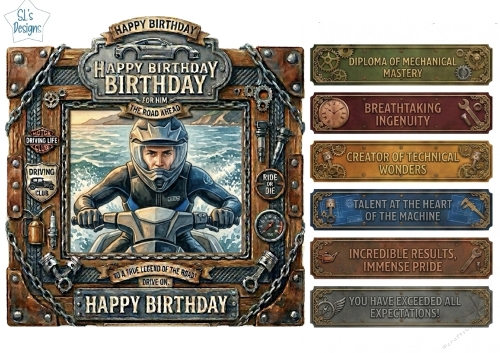 Jet Ski Adventure Birthday Card for Him 
