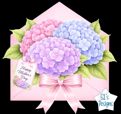 Mothers Day Floral Card Topper