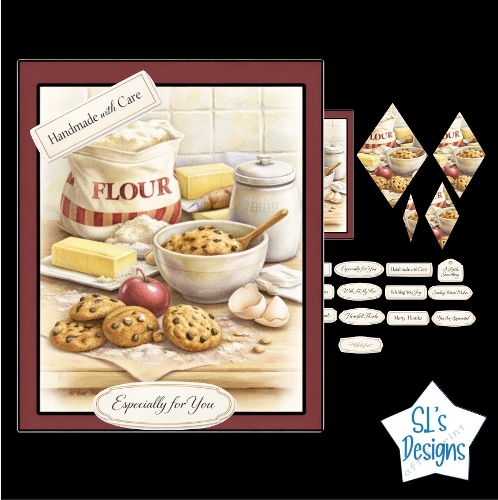 Home Baking Labels – Warm Sentiments for Handmade Gifts & Cards