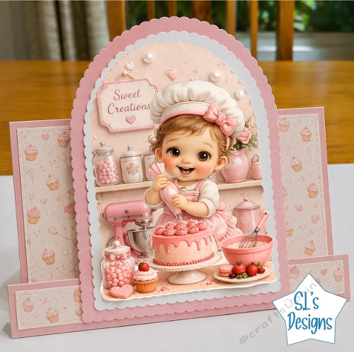 cup1450405_135813 - Little Pastry Chef Card Topper