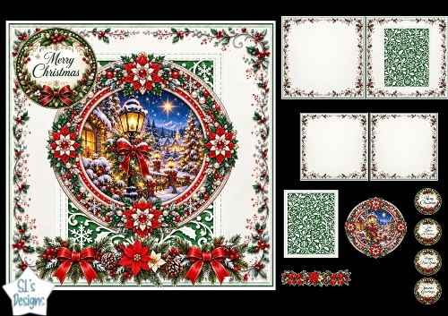 Luxury Christmas Lantern Winter