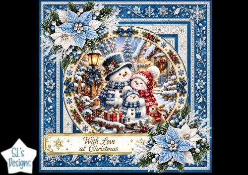 Snowman Family Christmas Luxury