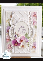 Elegant Orchid Just for You Card Topper