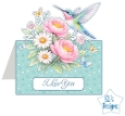 cup1420104_135813 - Hummingbird Floral Envelope Card | I Love You | Romantic 3D Printable Card | Spring Flowers Butterflies