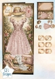 Vintage Floral Boutique Birthday Card Topper 