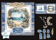 Nautical Beach & Sea Birthday Card Kit with Coastal Toppers