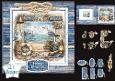 Nautical Harbor & Seaside Birthday Card Kit with Coastal Toppers