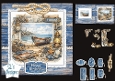 Nautical Fishing Boat Birthday Card Kit with Coastal Toppers