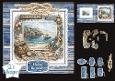 Fishing Village & Harbor Birthday Card Kit with Nautical Toppers