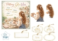 Pottery Studio Craft Topper with Girl at Wheel, Clay Tools, Tags & Motivational Panels