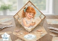 Vintage Seaside Birthday Card Topper – Coastal Child, Shells & Pastel Frame 6