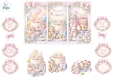 Pastel Birthday Party Cakes & Gifts Toppers – Floral Lace Card Front with Sentiments 1