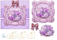 Lavender Rose Luxury Frame Card Topper – Elegant Floral Design
