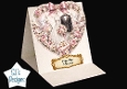 Wedding Dress & Suit Floral Heart Topper with Doves – Together Forever