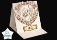 Wedding Dress & Suit Floral Heart Topper with Doves – Together Forever 2