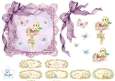 Pastel Bird & Floral Mailbox Topper with Purple Bow & Sentiment Labels 3