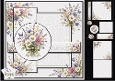 Pastel Floral Lace Card Topper with Daisy & Cosmos Bouquet