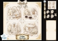 Elegant Cream & Gold Fashion Topper Set – Luxury Panels for Birthday & Mothers Day