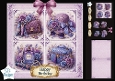 Purple Fashion Topper Set – Elegant Mauve Panels for Birthday & Lovely Day Cards