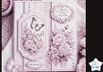 Pink Floral Serenity Topper – Roses & Butterfly Moments Card Front