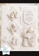 Cream Baby Shoes & Teddy Panels – Sweet Welcome Little One Card Front