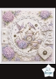 Hydrangea Tea Time Card Front – Vintage Teapot & Birds