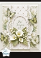 Calla Lily & Butterfly Just for You Elegant Card Topper