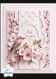 Cherry Blossom & Pink Bird Just for You Card Topper
