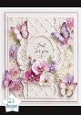 Purple Orchid & Butterfly Just for You Card Topper