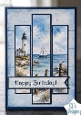 Coastal Lighthouse Birthday Card Topper